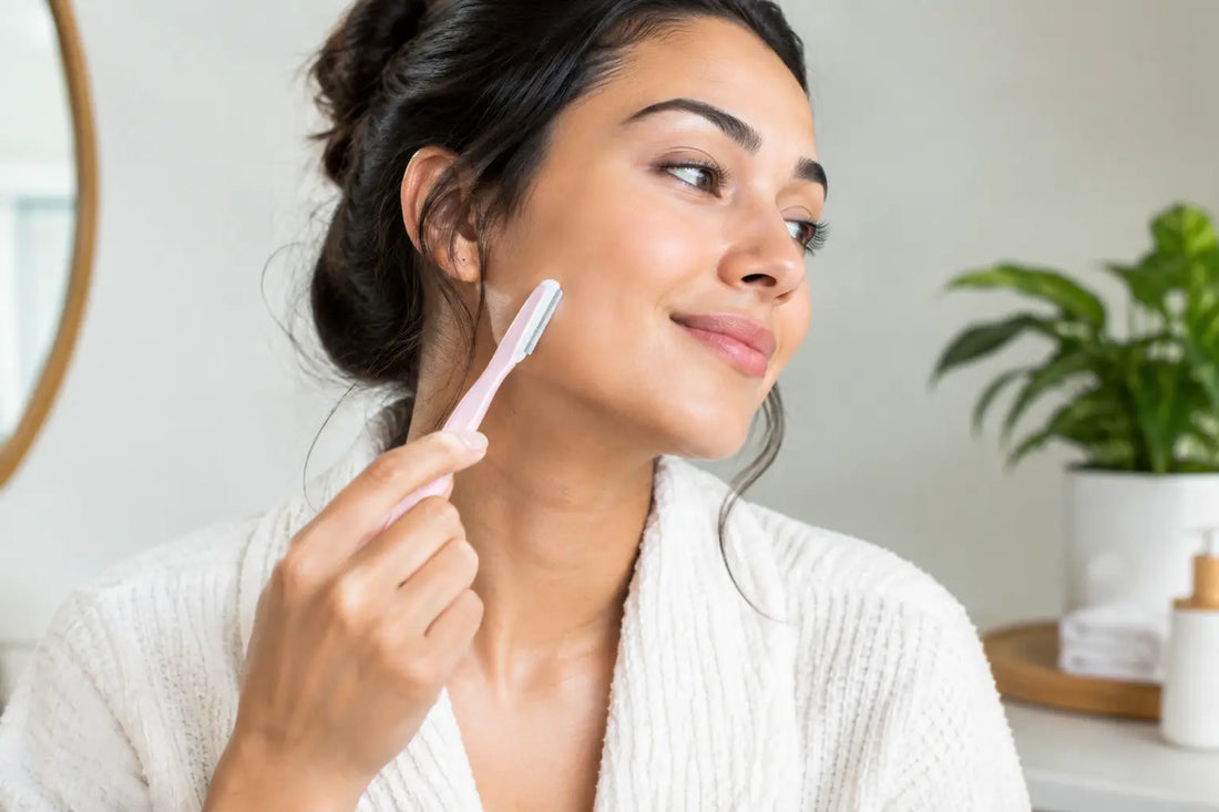 Women’s Facial Razor for Smooth, Low-Waste Skin