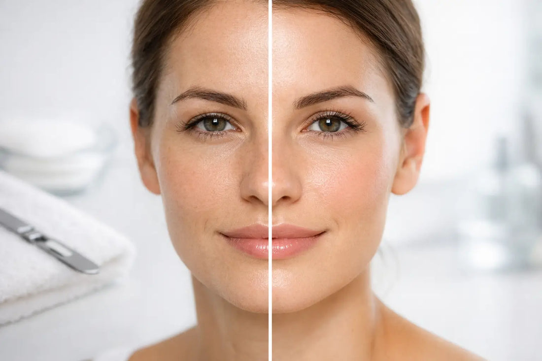 Before and After Dermaplaning Results