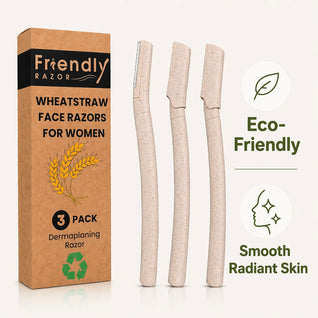 Pro Smooth Dermaplaning Razors (3 Pack - Wheatstraw)