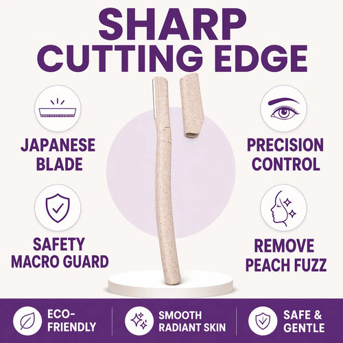 Pro Smooth Dermaplaning Razors (3 Pack - Wheatstraw)