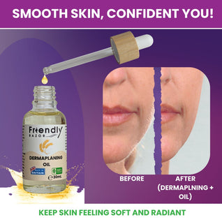 Dermaplaning Oil + Pro Smooth Razors (Various Pack Options)