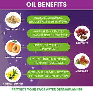 Dermaplaning Oil + Pro Smooth Razors (Various Pack Options)