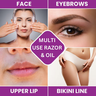 Dermaplaning Oil + Pro Smooth Razors (Various Pack Options)