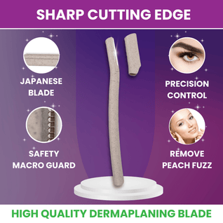 Pro Smooth Dermaplaning Razors (12 Pack - Wheatstraw)