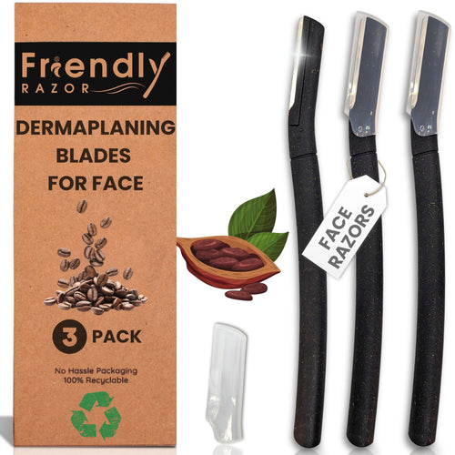 Pro Smooth Dermaplaning Razors (3 Pack - Coffee)